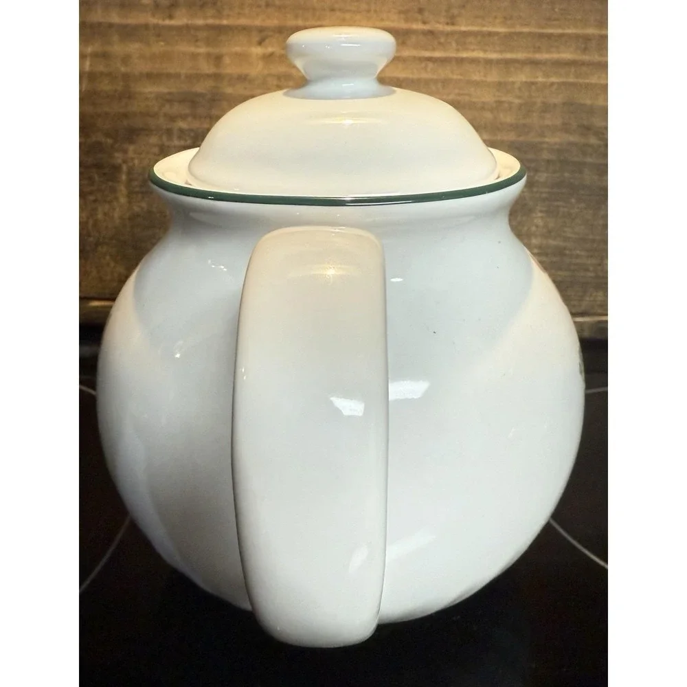 Corelle Holiday Tea Pot‎ Stoneware Callaway Christmas Ivy Topiary Teapot